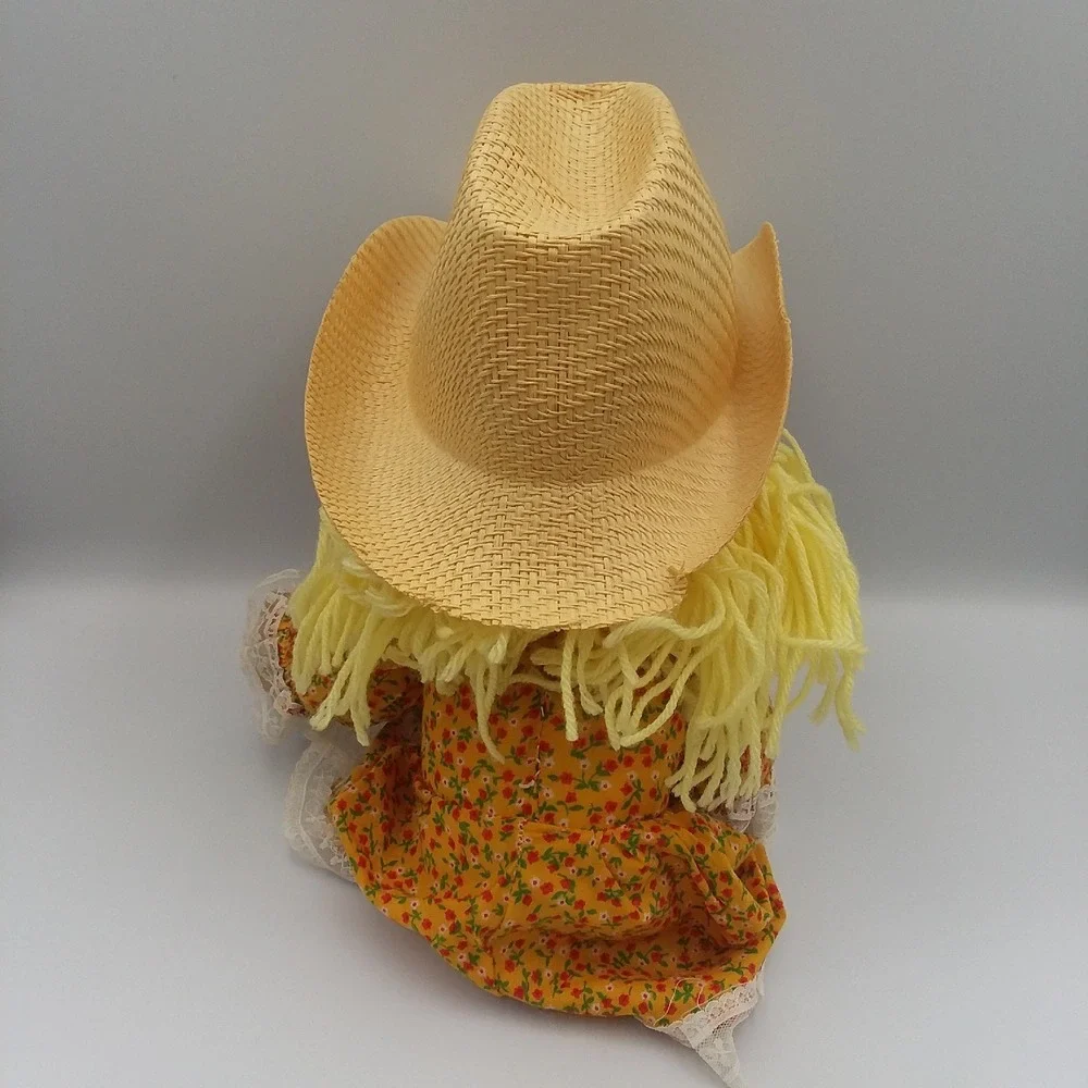 Miss Daisy Soft Plush Doll Hee Haw Cowboy Hat‎ Vintage Shotgun Red Toy Doll 12'
